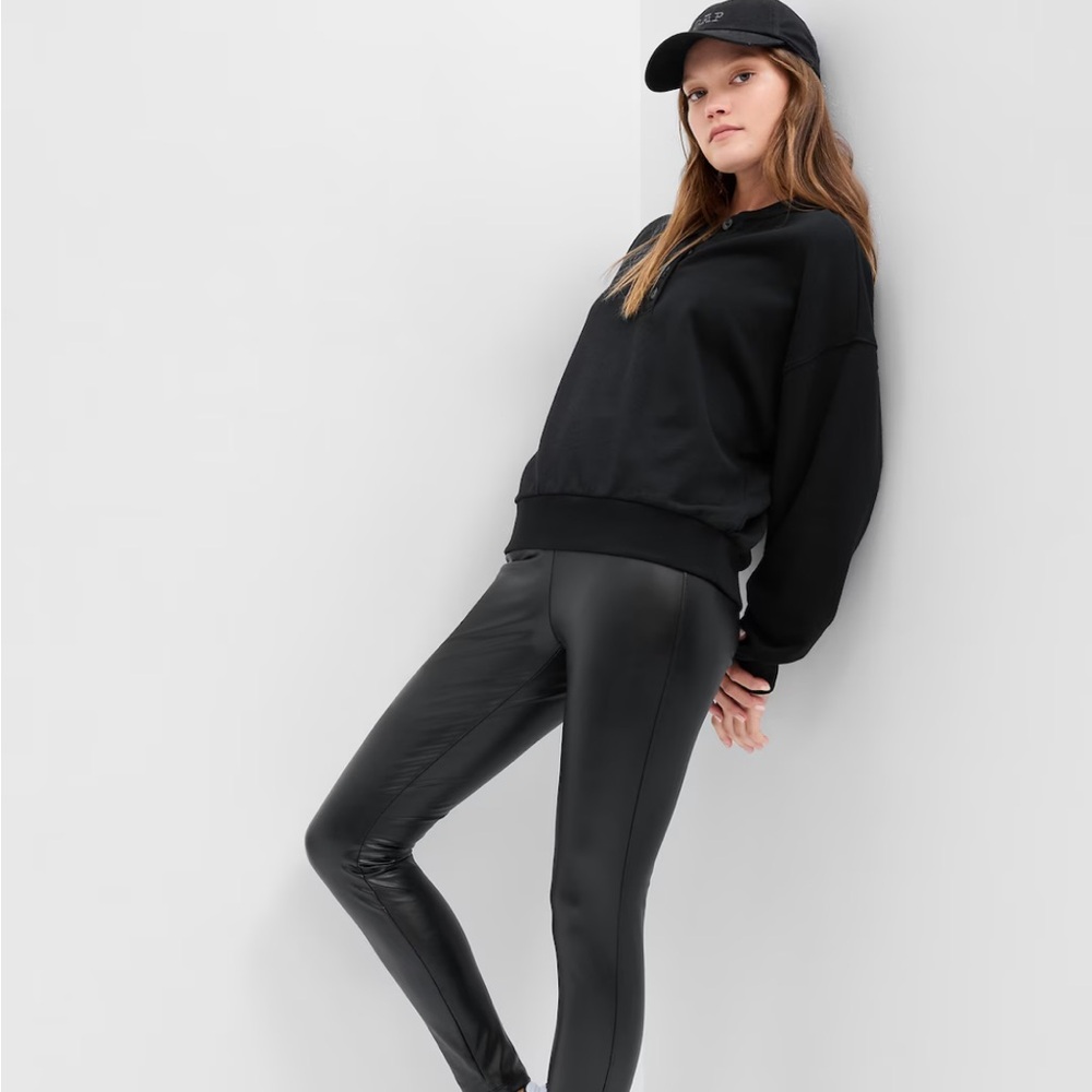 NWT Gap Vegan Leather Leggings
